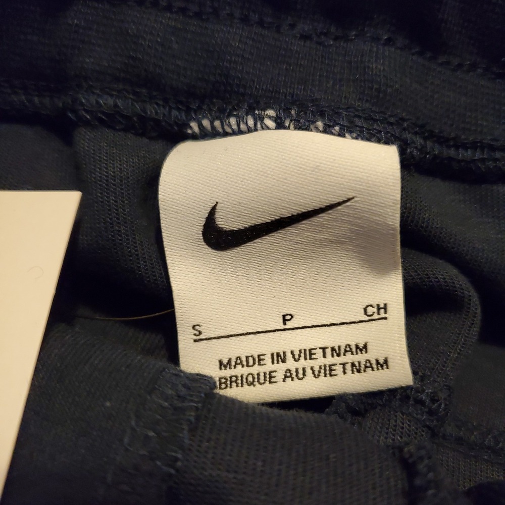 Nike Tech Pants Joggers Women Small Blue Fleece Zip Pocket DV6736-419‎ New - Picture 4 of 8
